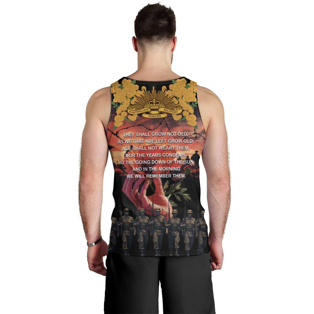 Australia ANZAC Day Men Tank Top Forever in My Thoughts