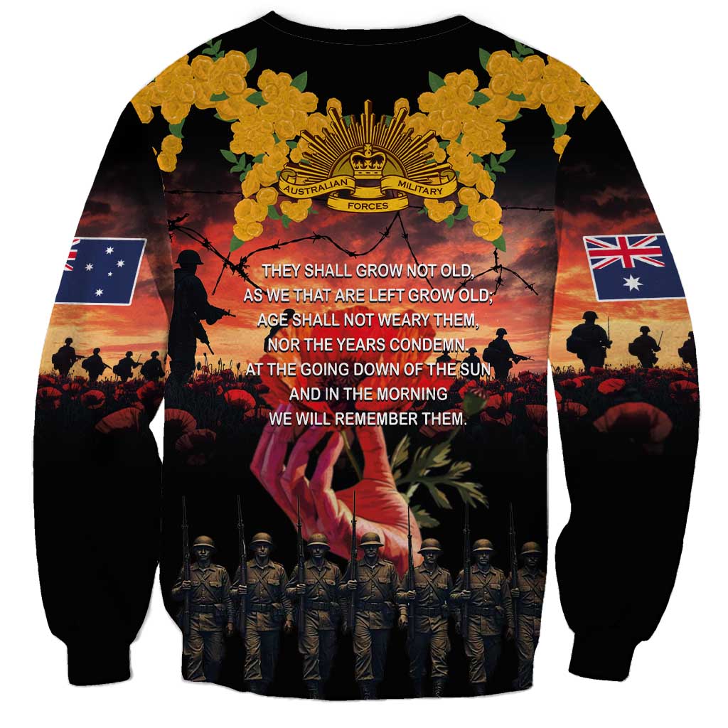 Australia ANZAC Day Sweatshirt Forever in My Thoughts