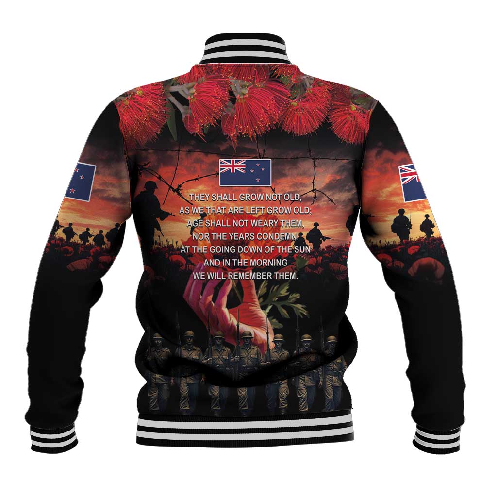 New Zealand ANZAC Day Baseball Jacket Forever in My Thoughts