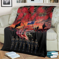 New Zealand ANZAC Day Blanket Forever in My Thoughts