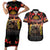 Australia ANZAC Day Couples Matching Short Sleeve Bodycon Dress and Hawaiian Shirt Kangaroo and Koala Soldier - Forever in My Thoughts