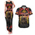 Australia ANZAC Day Couples Matching Tank Maxi Dress and Hawaiian Shirt Kangaroo and Koala Soldier - Forever in My Thoughts
