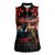 New Zealand ANZAC Day Women Sleeveless Polo Shirt Tui Bird and Kiwi Bird Soldier - Forever in My Thoughts