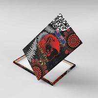 Australia and New Zealand ANZAC Day Canvas Wall Art Aboriginal and Maori Art Pattern - Gallipoli Lest We Forget