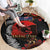 Australia and New Zealand ANZAC Day Round Carpet Aboriginal and Maori Art Pattern - Gallipoli Lest We Forget