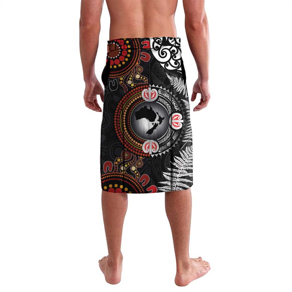 Australia and New Zealand Together Lavalava Aboriginal and Maori Art Tattoo