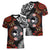 Australia and New Zealand Together Women V-Neck T-Shirt Aboriginal and Maori Art Tattoo