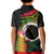 Vanuatu Selebretem 44th Indipendens Dei Kid Polo Shirt Sand Drawing Turtle Melanesian Vibes