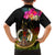 Vanuatu Ni-Van Family Matching Tank Maxi Dress and Hawaiian Shirt Coat of Arms Sand Drawing