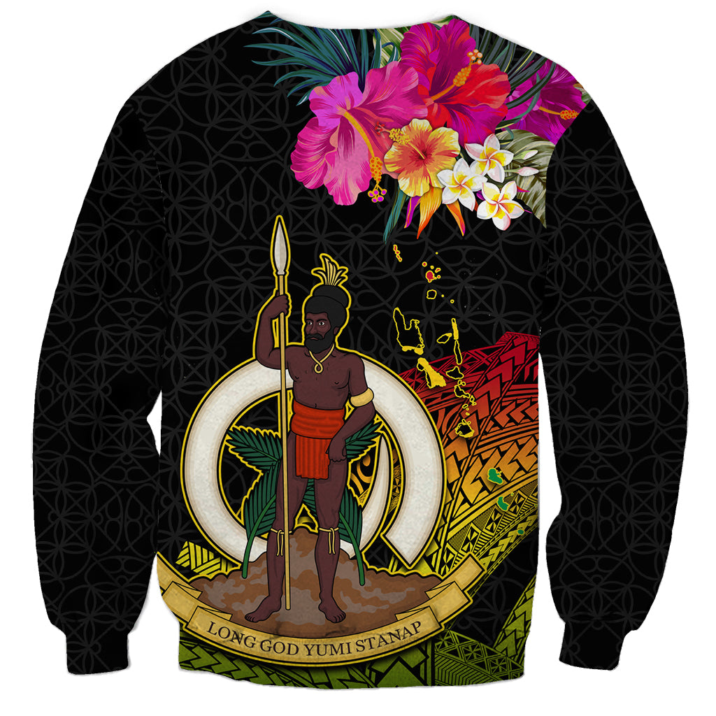 Vanuatu Ni-Van Sweatshirt Coat of Arms Sand Drawing