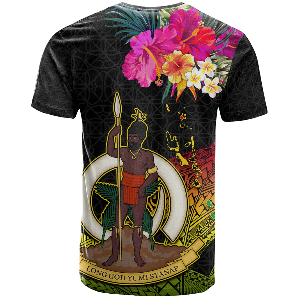 Vanuatu Ni-Van T Shirt Coat of Arms Sand Drawing