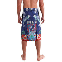Guam Liberation Day Lavalava The Tribal Latte Stone and Dolphins with Hibiscus Chamorro Culture