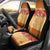 Hawaii Hibiscus Car Seat Cover Turtles and Tribal Motifs Vintage Floral Style