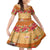 Hawaii Hibiscus Family Matching Short Sleeve Bodycon Dress and Hawaiian Shirt Turtles and Tribal Motifs Vintage Floral Style