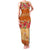 Hawaii Hibiscus Family Matching Tank Maxi Dress and Hawaiian Shirt Turtles and Tribal Motifs Vintage Floral Style