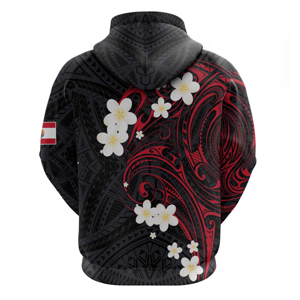 French Polynesia Tiare Day Hoodie Seal and Polynesian Pattern LT03 - Polynesian Pride
