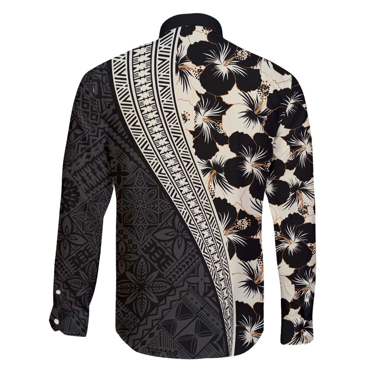 Bula Hibiscus Festival Family Matching Puletasi and Hawaiian Shirt Tapa Pattern Half Style