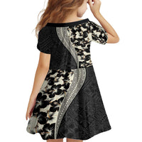 Bula Hibiscus Festival Family Matching Summer Maxi Dress and Hawaiian Shirt Tapa Pattern Half Style