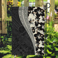 Bula Hibiscus Festival Garden Flag Tapa Pattern Half Style