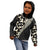 Bula Hibiscus Festival Kid Hoodie Tapa Pattern Half Style