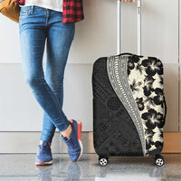 Bula Hibiscus Festival Luggage Cover Tapa Pattern Half Style LT03 - Polynesian Pride