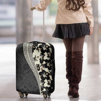 Bula Hibiscus Festival Luggage Cover Tapa Pattern Half Style LT03 - Polynesian Pride