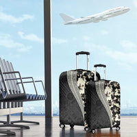 Bula Hibiscus Festival Luggage Cover Tapa Pattern Half Style LT03 - Polynesian Pride