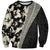 Bula Hibiscus Festival Sweatshirt Tapa Pattern Half Style
