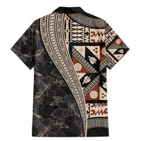 Bula Hibiscus Festival Family Matching Mermaid Dress and Hawaiian Shirt Fijian Masi Pattern Half Style