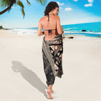Bula Hibiscus Festival Sarong Fijian Masi Pattern Half Style