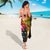 Papua New Guinea Independence Day Sarong Bird-of-Paradise with Map and Polynesian Pattern