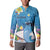 Aloha Hawaiian Monk Seal Button Sweatshirt Polynesian Tattoo The Ocean and Undersea Vibe