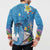 Aloha Hawaiian Monk Seal Button Sweatshirt Polynesian Tattoo The Ocean and Undersea Vibe