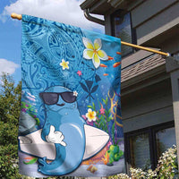 Aloha Hawaiian Monk Seal Garden Flag Polynesian Tattoo The Ocean and Undersea Vibe