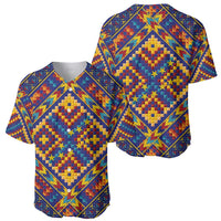 Kolose-Tuvalu Crochet Baseball Jersey with Polynesian and Pacific Tattoos - Polynesian Pride