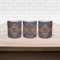 Kolose-Tuvalu Crochet Ceramic Mug with Polynesian and Pacific Tattoos LT03 - Polynesian Pride