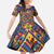 Kolose-Tuvalu Crochet Family Matching Summer Maxi Dress and Hawaiian Shirt with Polynesian and Pacific Tattoos - Polynesian Pride