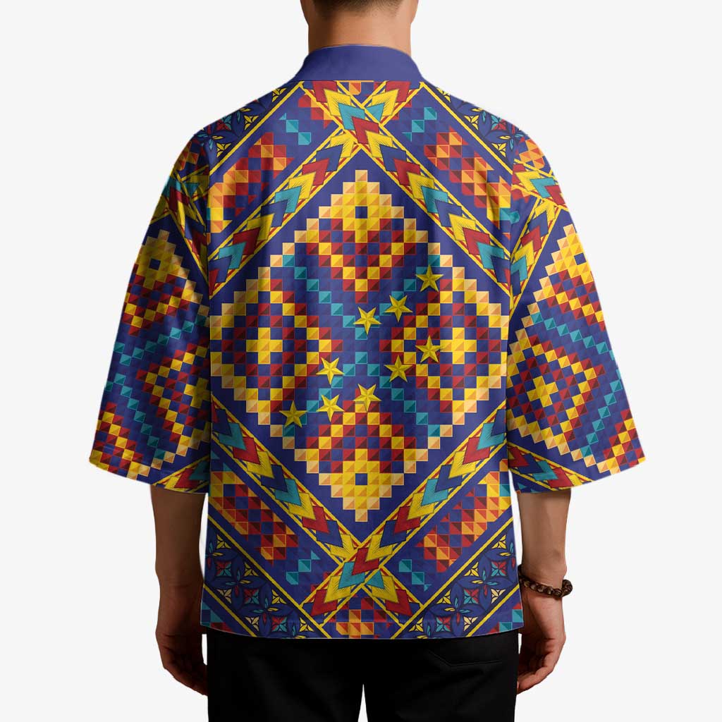 Kolose-Tuvalu Crochet Kimono with Polynesian and Pacific Tattoos - Polynesian Pride