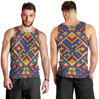 Kolose-Tuvalu Crochet Men Tank Top with Polynesian and Pacific Tattoos - Polynesian Pride