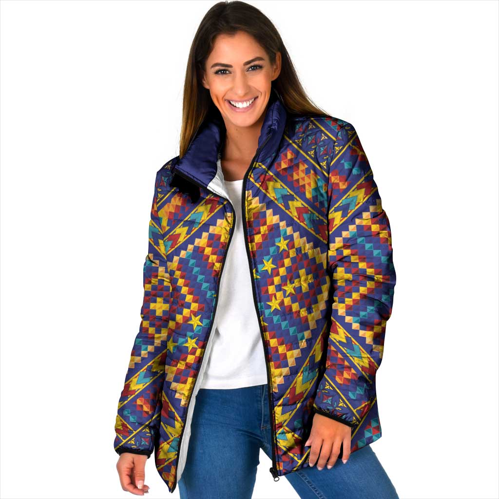 Kolose-Tuvalu Crochet Padded Jacket with Polynesian and Pacific Tattoos - Polynesian Pride