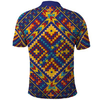 Kolose-Tuvalu Crochet Polo Shirt with Polynesian and Pacific Tattoos - Polynesian Pride