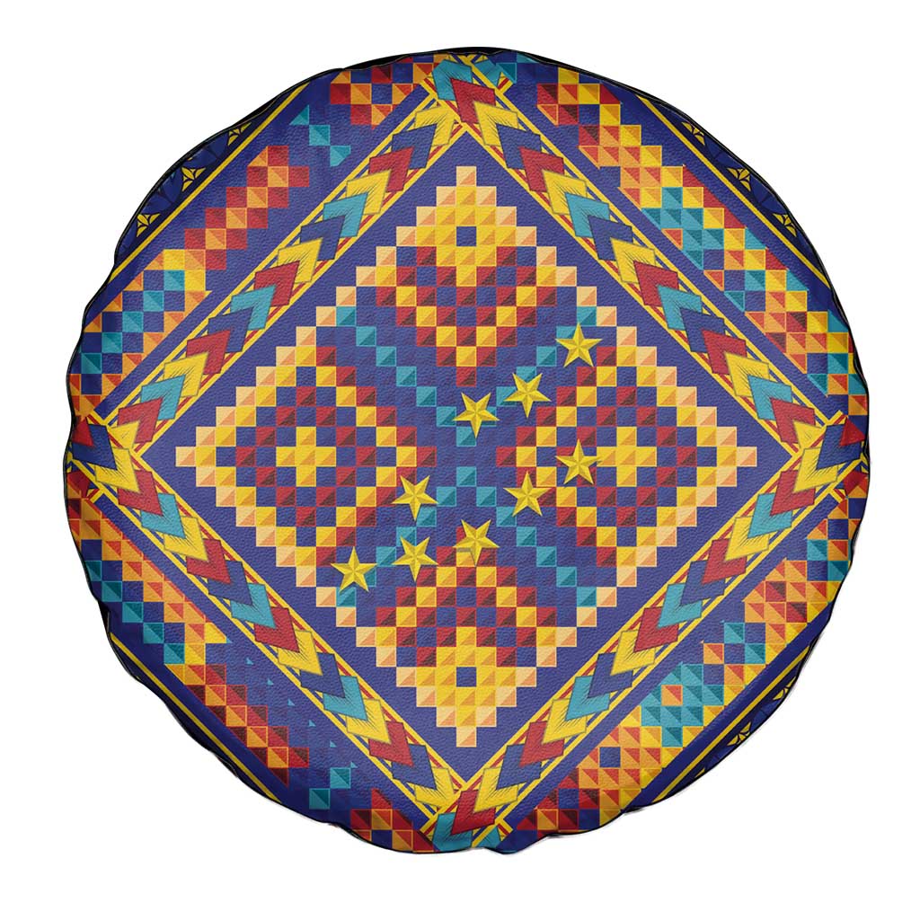 Kolose-Tuvalu Crochet Spare Tire Cover with Polynesian and Pacific Tattoos LT03 - Polynesian Pride