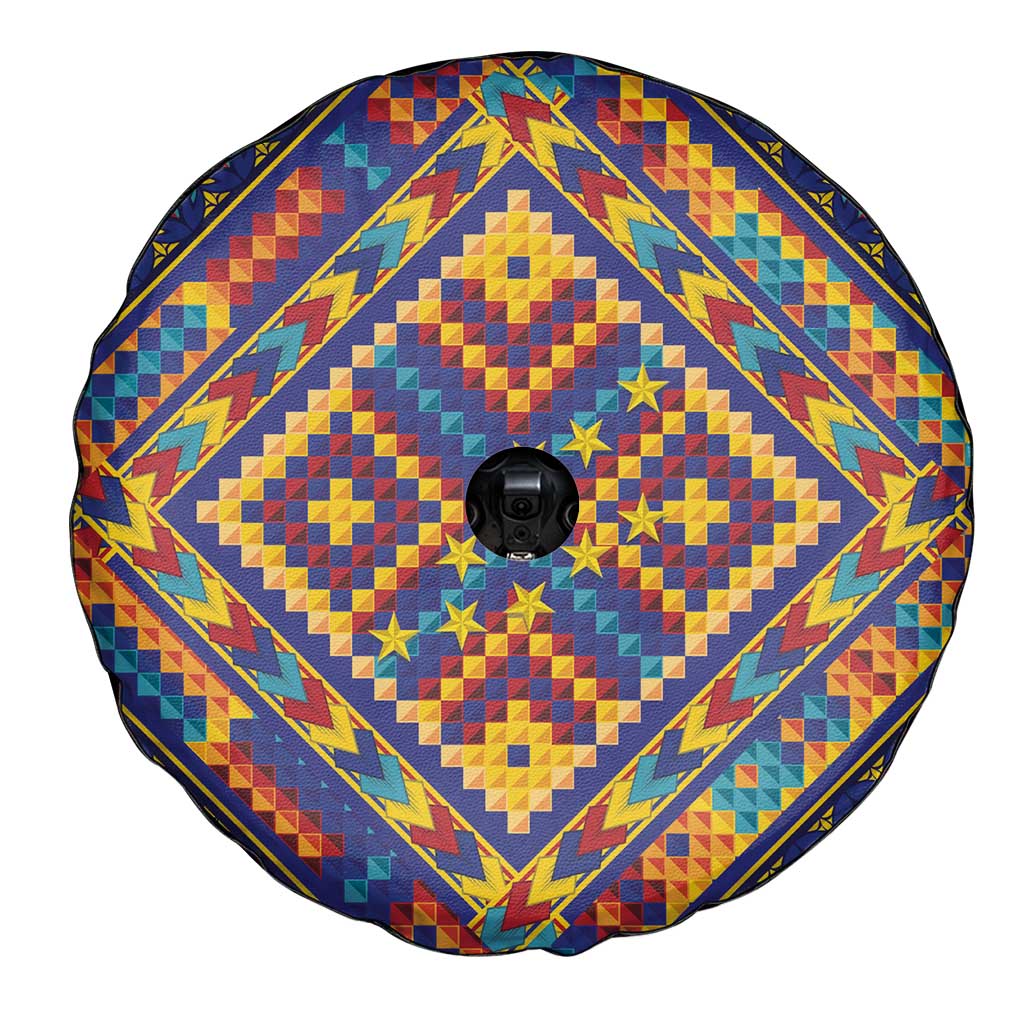 Kolose-Tuvalu Crochet Spare Tire Cover with Polynesian and Pacific Tattoos LT03 - Polynesian Pride