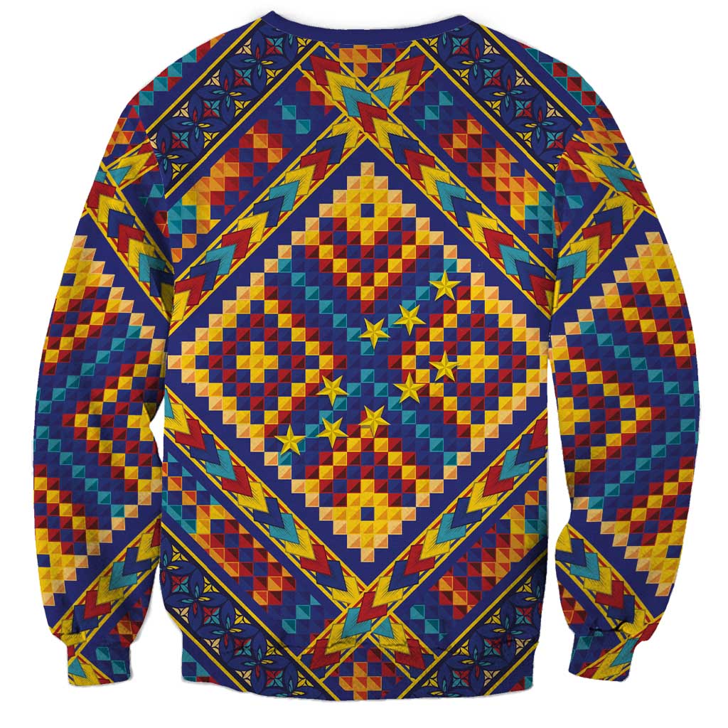 Kolose-Tuvalu Crochet Sweatshirt with Polynesian and Pacific Tattoos - Polynesian Pride