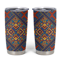 Kolose-Tuvalu Crochet Tumbler Cup with Polynesian and Pacific Tattoos - Polynesian Pride