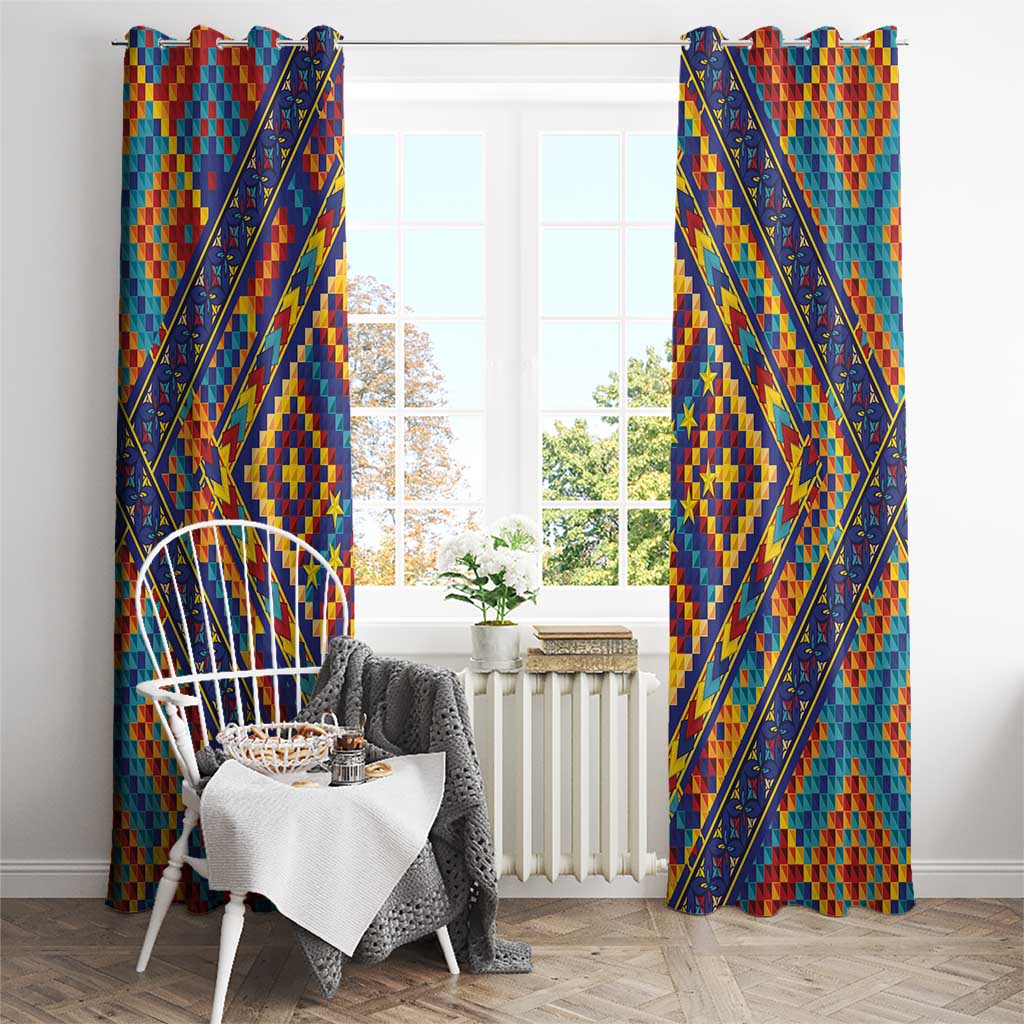 Kolose-Tuvalu Crochet Window Curtain with Polynesian and Pacific Tattoos - Polynesian Pride