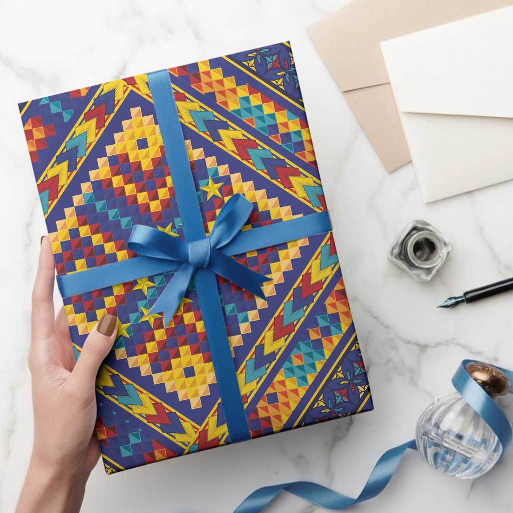 Kolose-Tuvalu Crochet Wrapping Paper with Polynesian and Pacific Tattoos LT03 - Polynesian Pride
