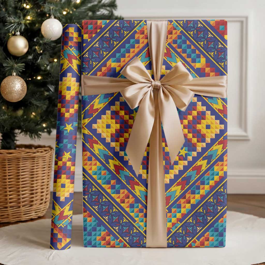 Kolose-Tuvalu Crochet Wrapping Paper with Polynesian and Pacific Tattoos LT03 - Polynesian Pride