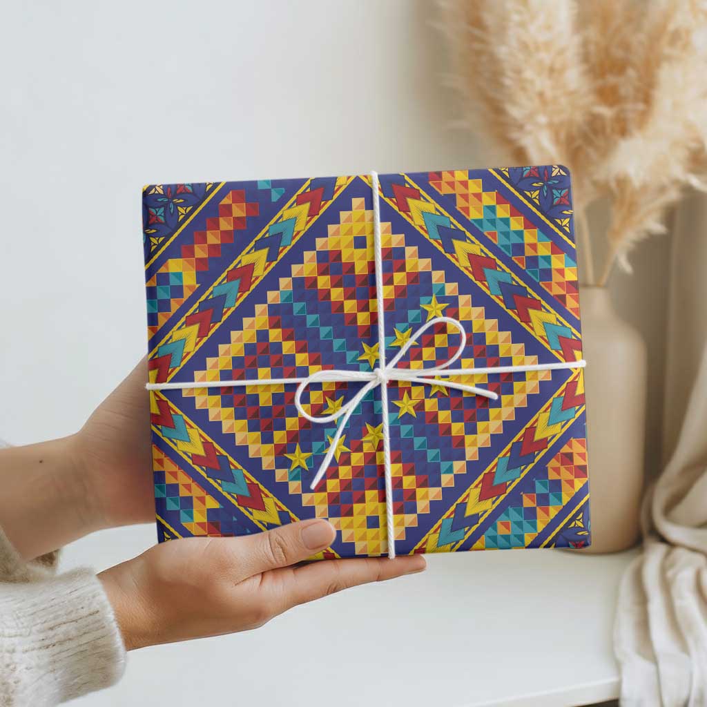 Kolose-Tuvalu Crochet Wrapping Paper with Polynesian and Pacific Tattoos LT03 - Polynesian Pride