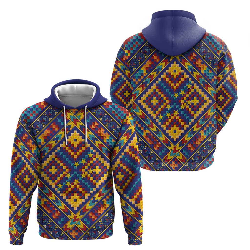 Kolose-Tuvalu Crochet Zip Hoodie with Polynesian and Pacific Tattoos - Polynesian Pride
